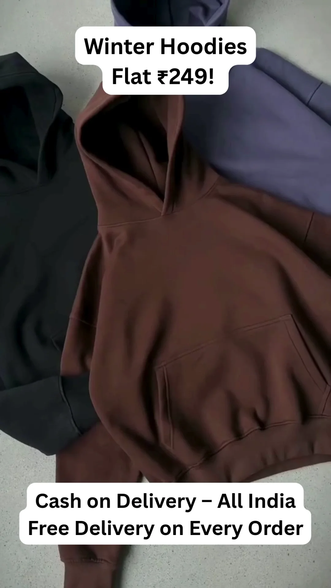 Unisex Winter Hoodies Warm Stylish Casual Daily Wear